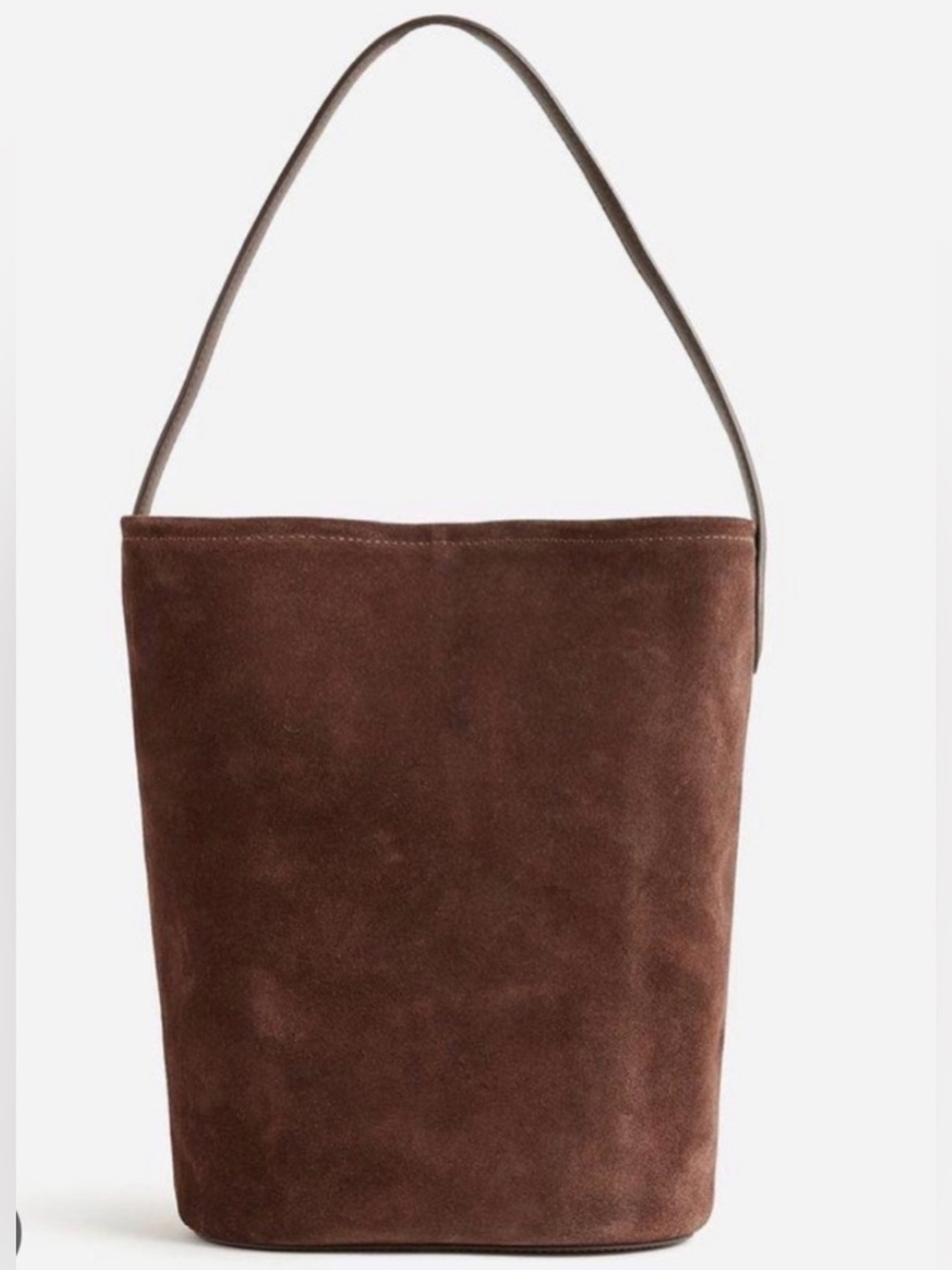 J Crew Berkeley Bucket Bag brown  suede and leather  Classic